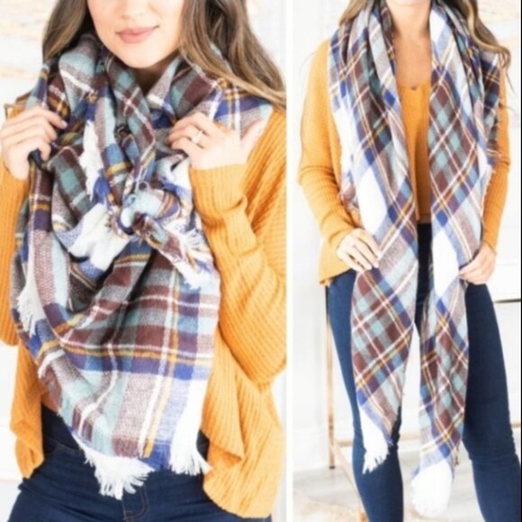 Fall Vibes Blanket Scarf - Picture 3 of 11